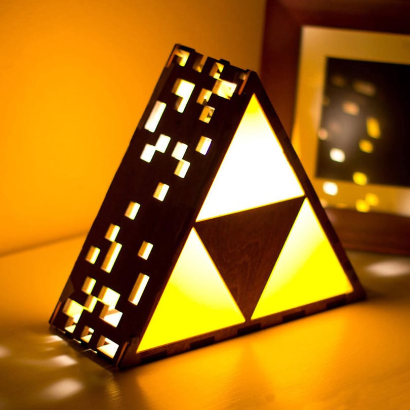 Legend of Zelda Triforce Lamp Shut Up And Take My Yen : Anime & Gaming Merchandise