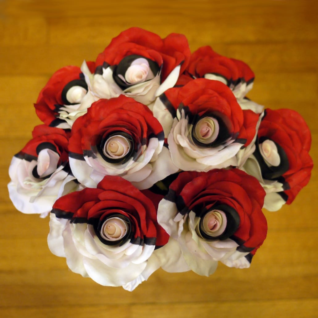 Pokeball Roses Pokemon Flower Shut Up And Take My Yen : Anime & Gaming Merchandise
