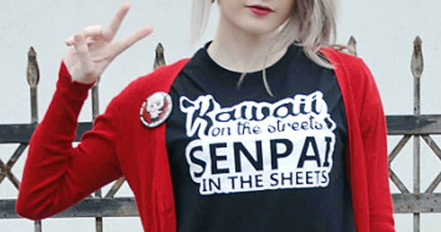 kawaii on the streets senpai in the sheets t shirt shut up and kawaii on the streets senpai in the sheets