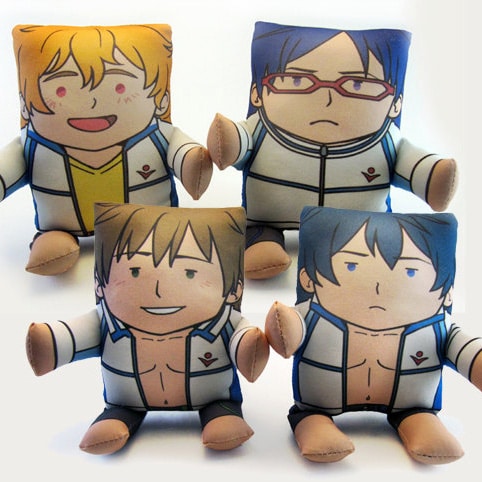 Iwatobi Swim Club Plushies Free! Shut Up And Take My Yen : Anime & Gaming Merchandise