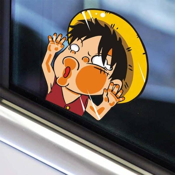 One Piece Luffy Window Decal Shut Up And Take My Yen