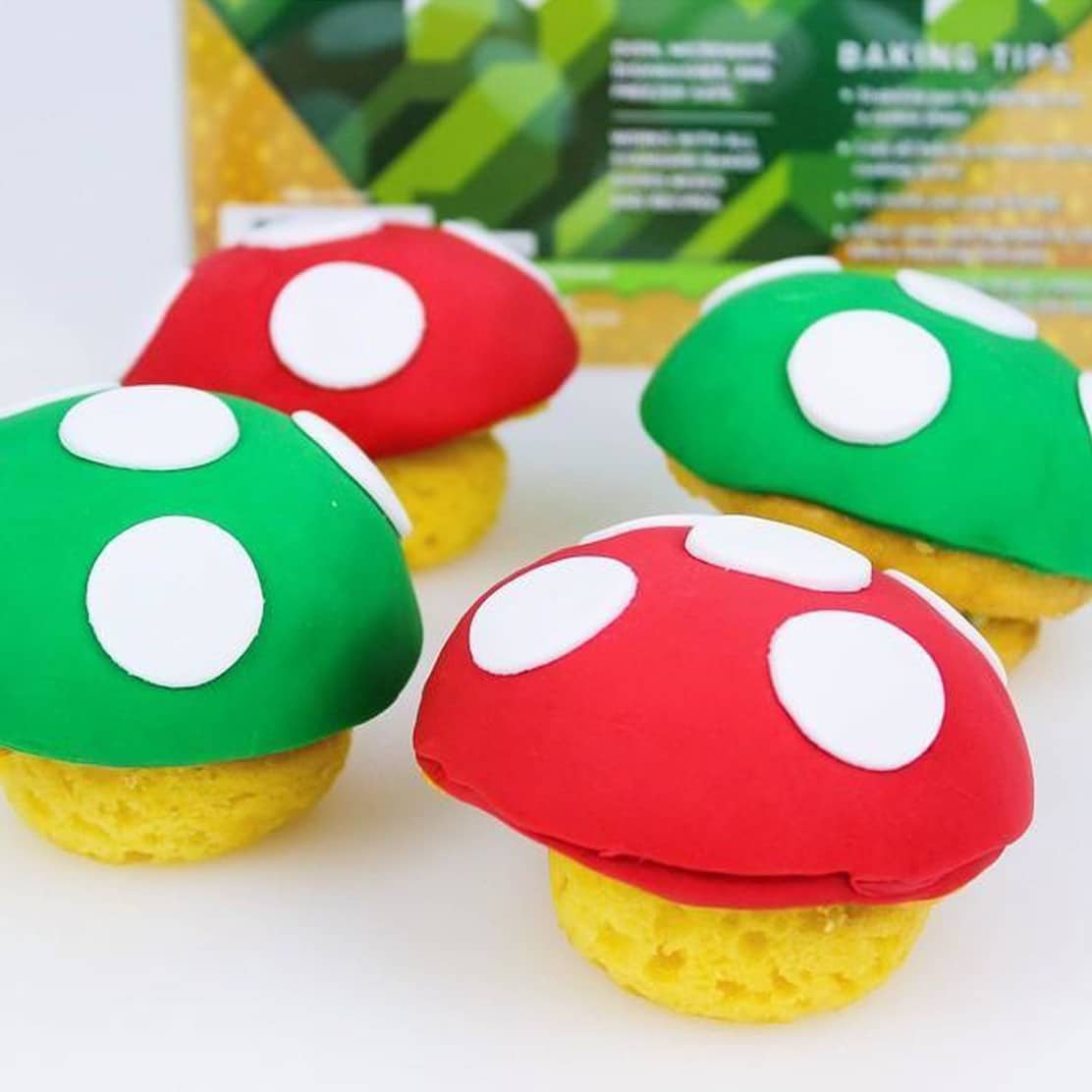 Super Mario 1-Up Mushroom Cupcake Pan Shut Up And Take My Yen : Anime & Gaming Merchandise