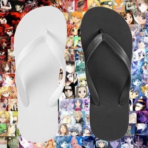 Custom Anime Flip-Flops Shut Up And Take My Yen : Anime & Gaming Merchandise