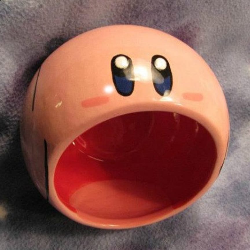 Ceramic Kirby Bowl Shut Up And Take My Yen : Anime & Gaming Merchandise