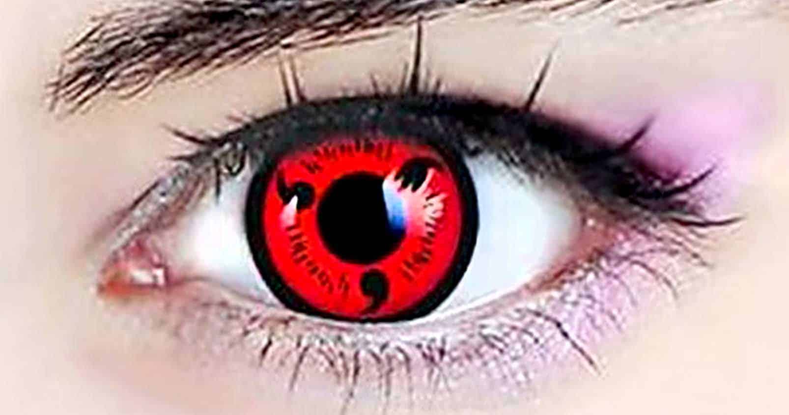 Naruto Sharingan Contact Lenses.