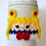 Sailor Moon Crochet Coffee Cup Cozy Shut Up And Take My Yen : Anime & Gaming Merchandise
