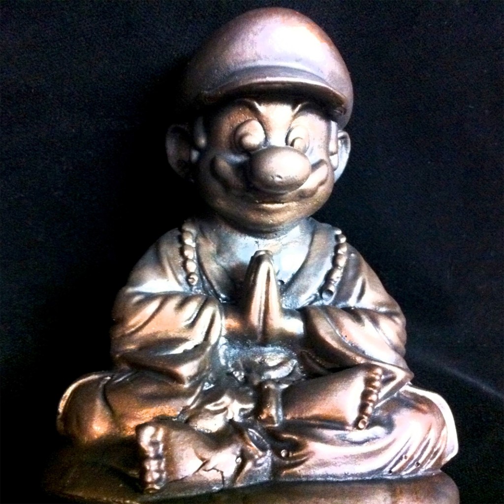 Super Mario Buddha Statue Shut Up And Take My Yen
