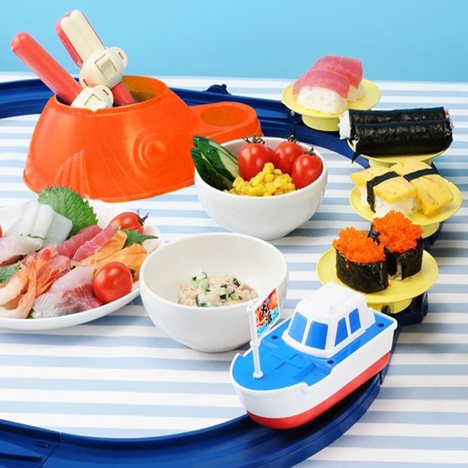 Details about   Conveyor belt sushi train Homeparty goods toy from Japan 