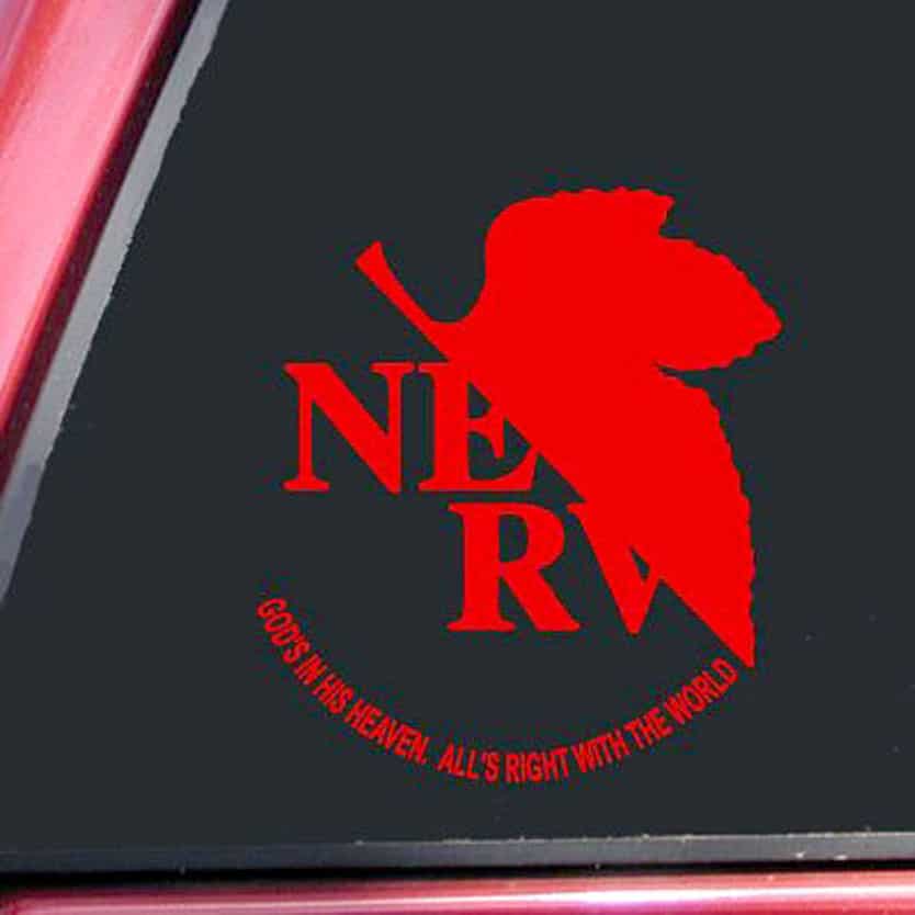Neon Genesis Evangelion NERV Decal Shut Up And Take My Yen : Anime & Gaming Merchandise