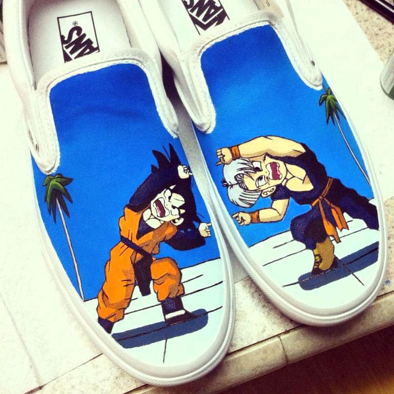 dragon ball z vans shoes for sale