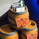 Donkey Kong Game Card Storage Barrel