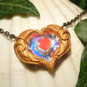 Legend Of Zelda Twilight Princess Heart Piece Necklace