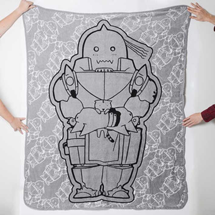 Details about   Fullmetal Alchemist Fleece Blanket Bedding Decor Gift. 