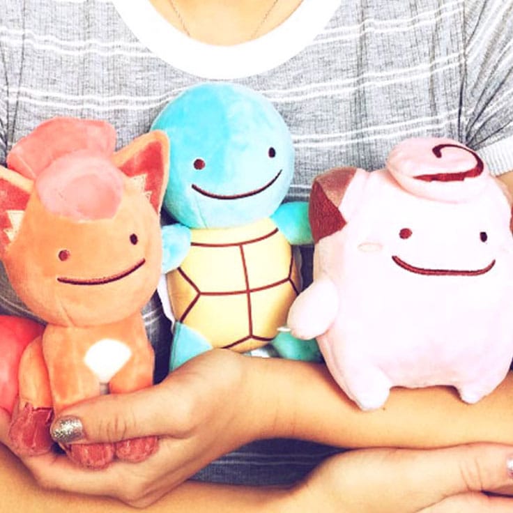 pokemon transformed ditto plushies shut up and take my yen