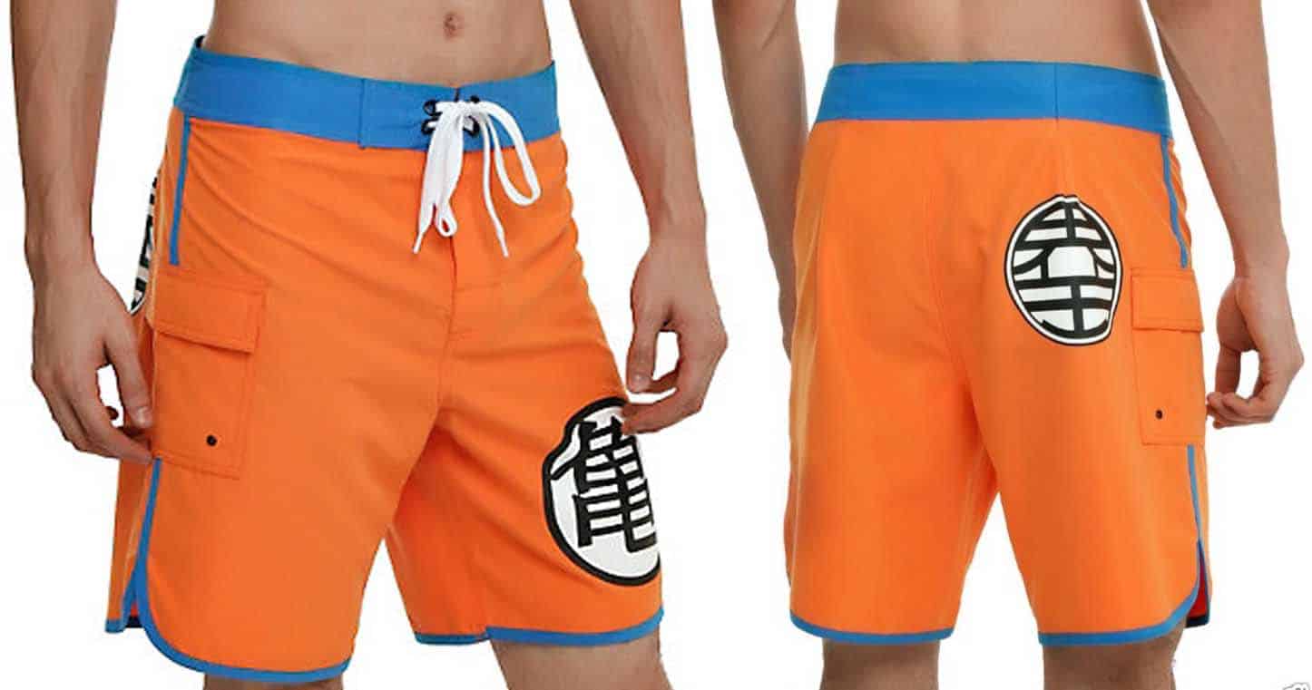 dragon ball swim trunks