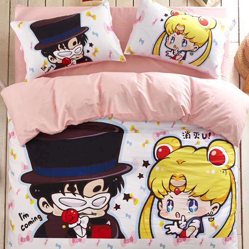 sailor moon bed set shut up and take my yen moon bed sheets
