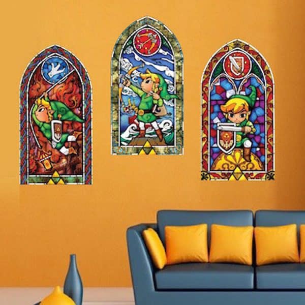 Zelda Stained Glass Wall Decals Shut Up And Take My Yen