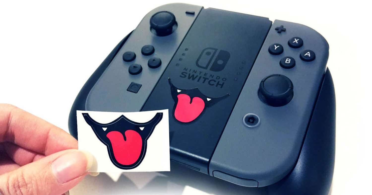 Nintendo Switch Dog Tongue Sticker - Copy (2)