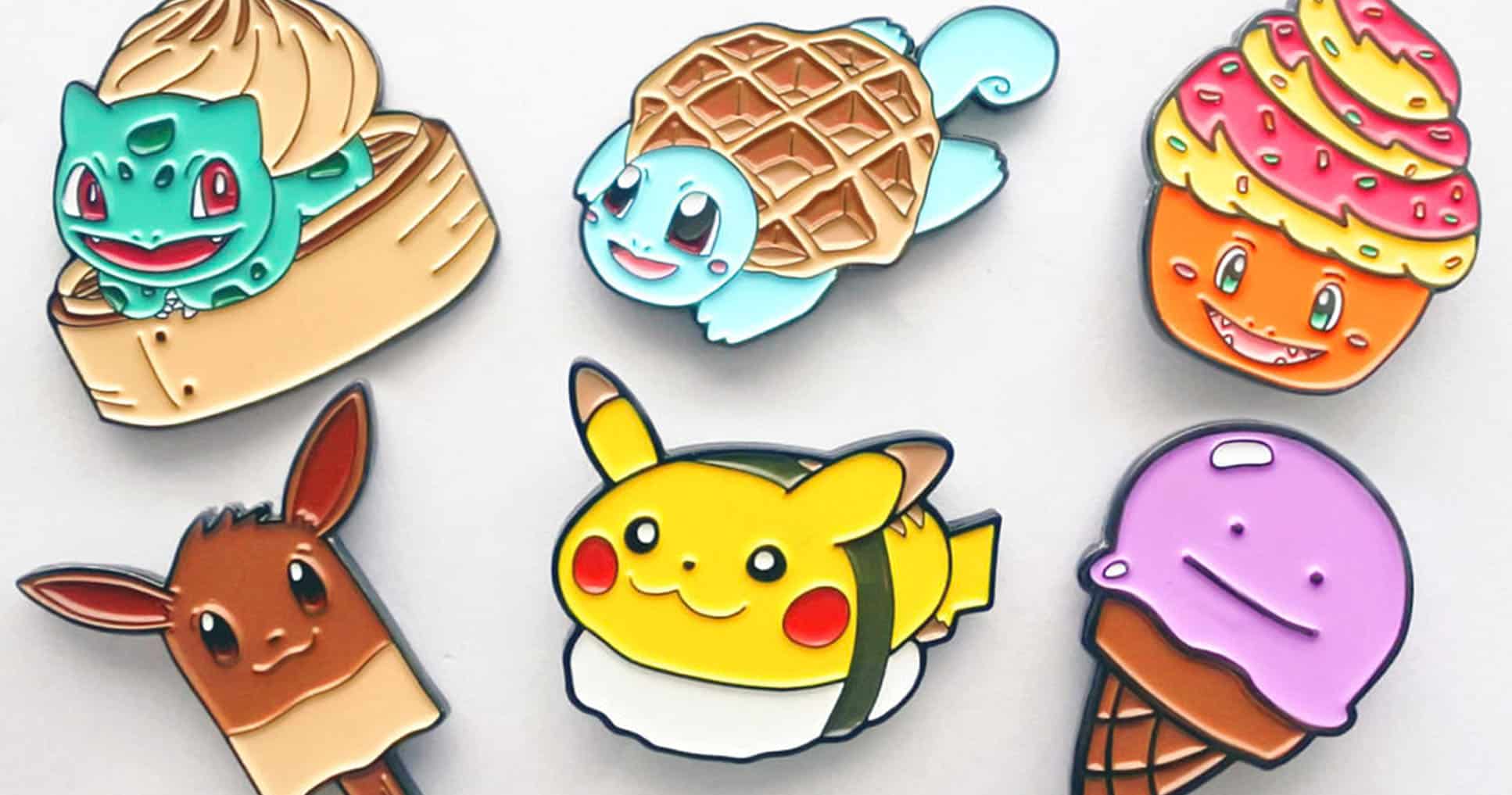 Pokemon Food Pins