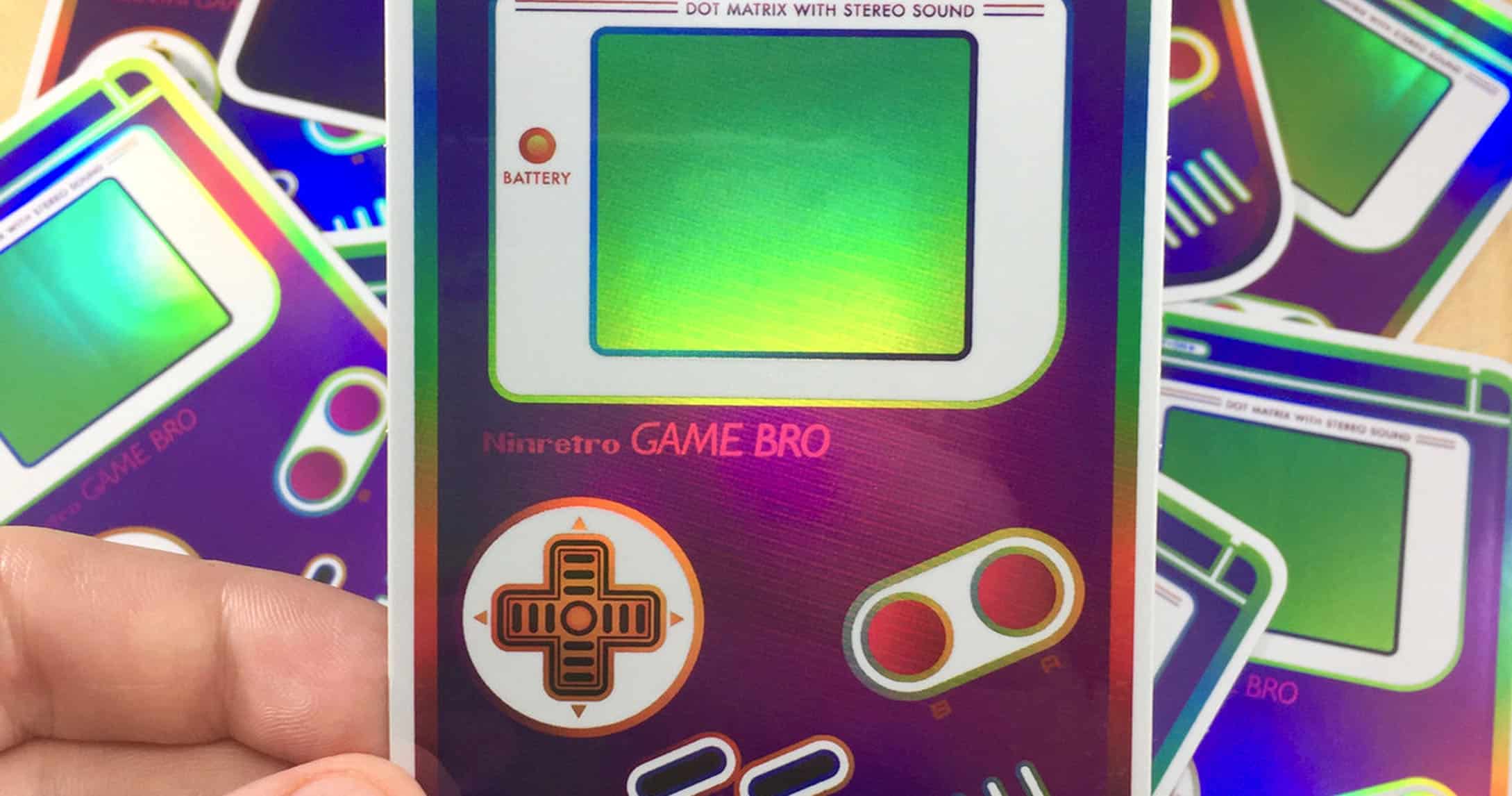 Gameboy Console Retro Sticker