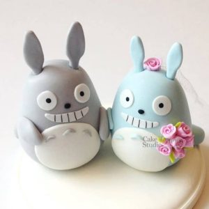 Totoro Wedding Cake Topper