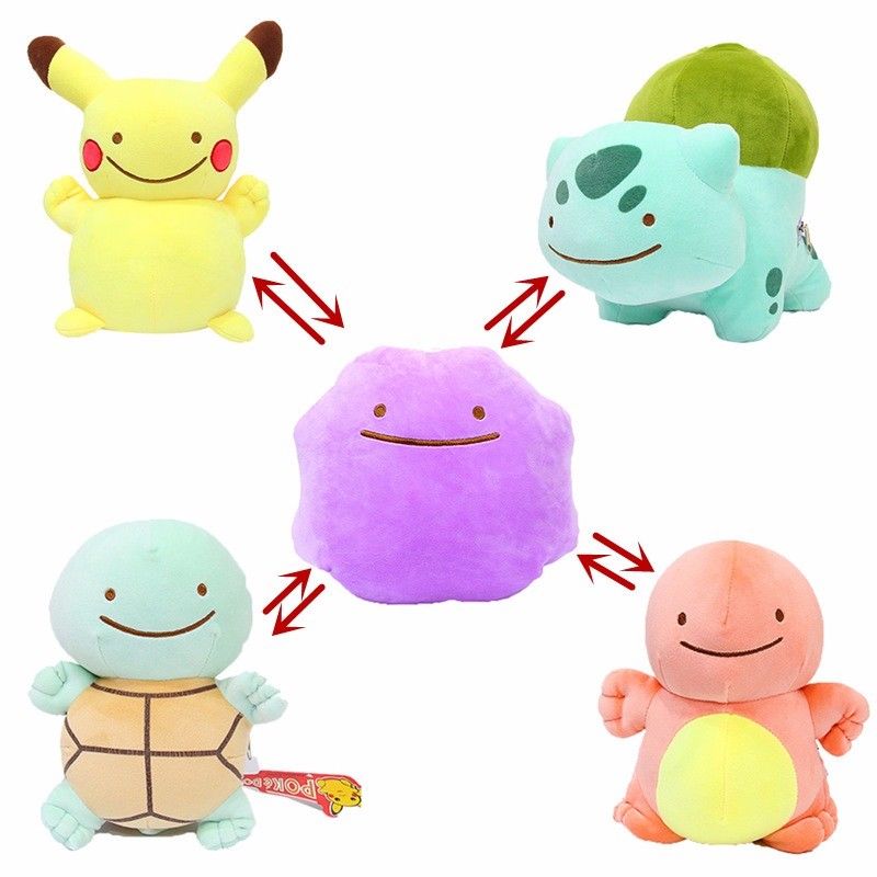 ditto snorlax plush reversible