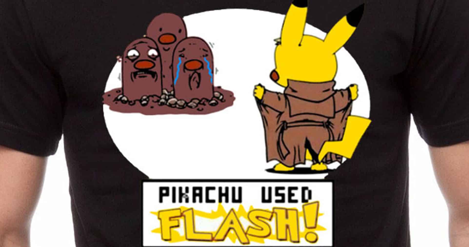 Pikachu Used Flash T-Shirt