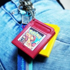 Pokemon Game Boy Cartridge Keychains