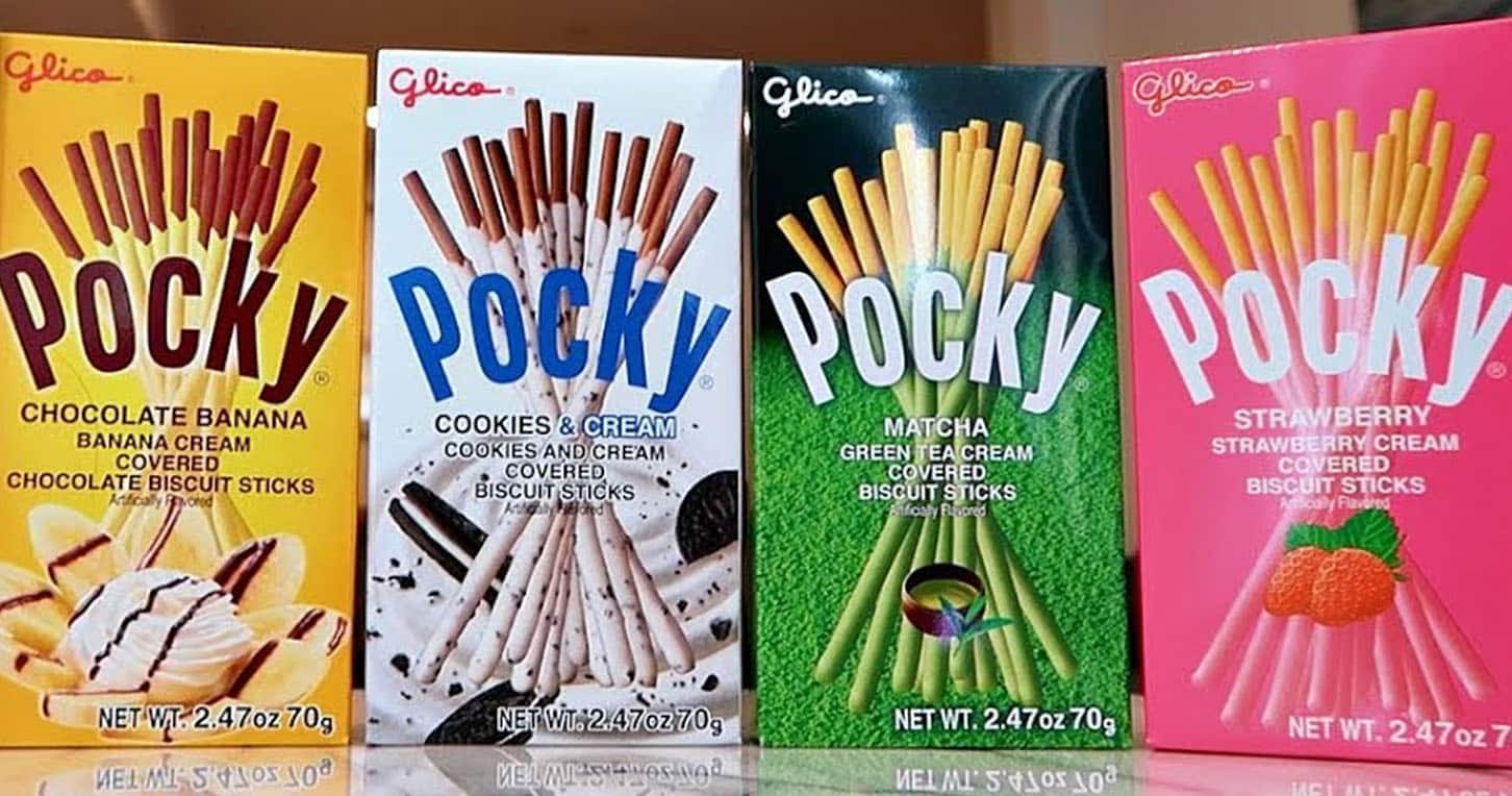 different types of pocky