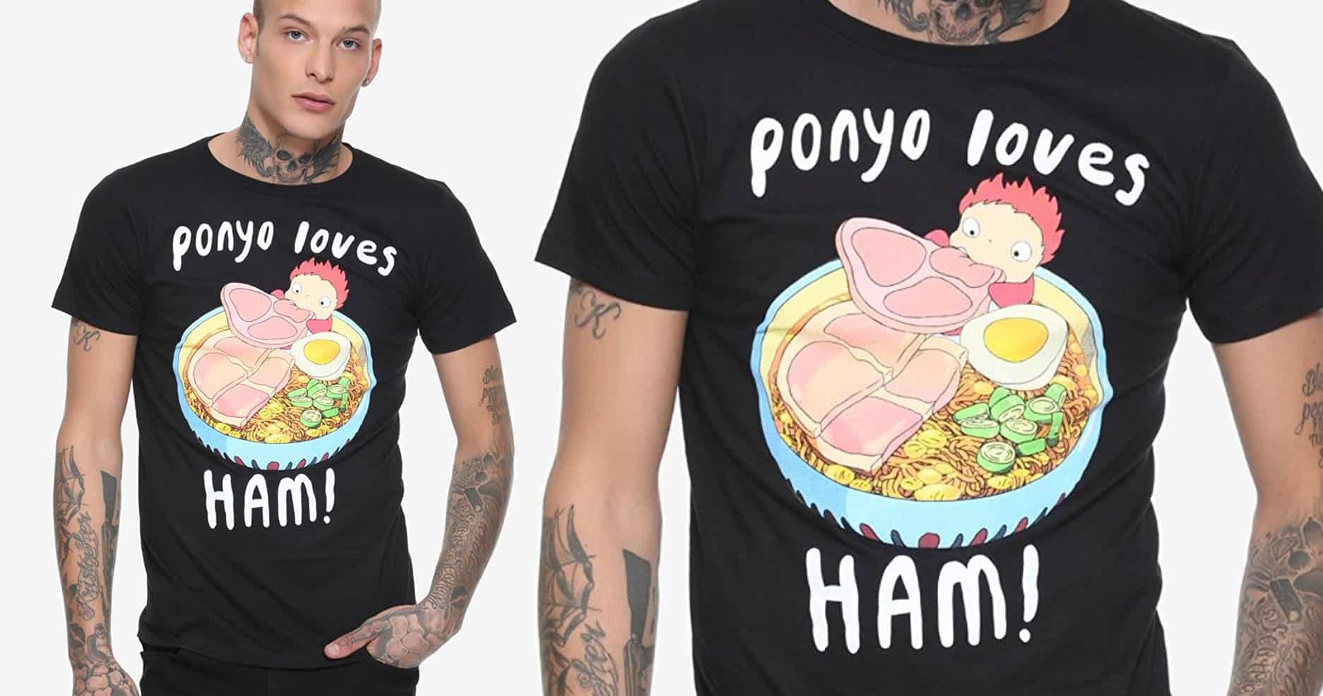 Ponyo Loves Ham T-Shirt