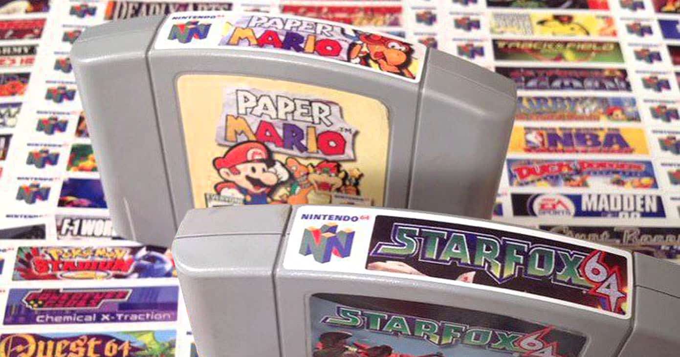 Nintendo 64 End Labels