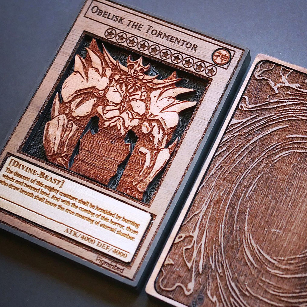 Custom Wooden Yu Gi Oh Cards