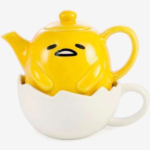 Gudetama Teapot Set
