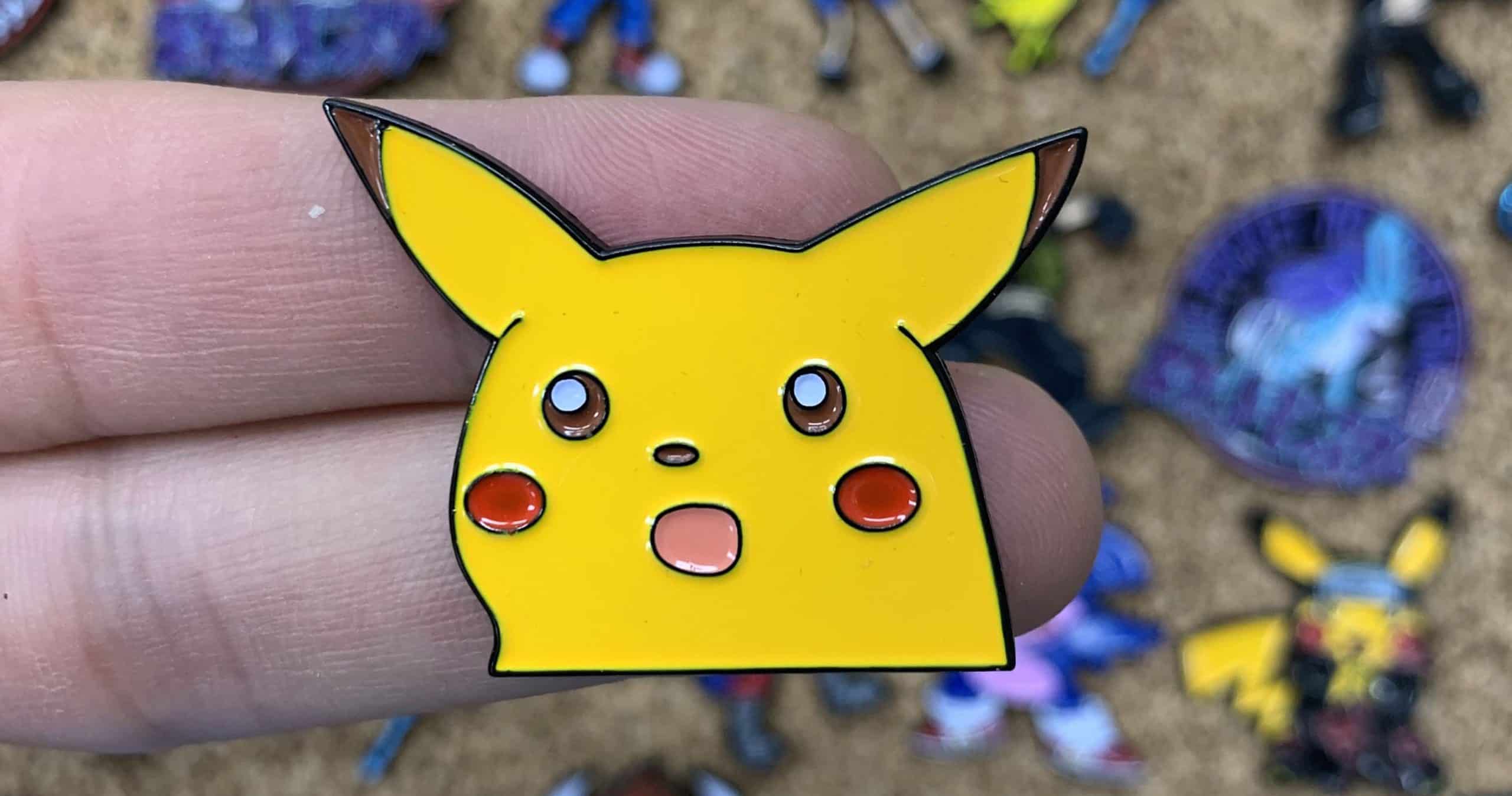 shocked pikachu plush