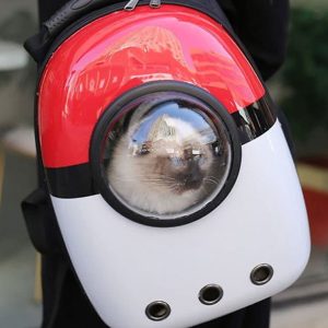 Pokemon Pokeball Pet Carrier Backpack
