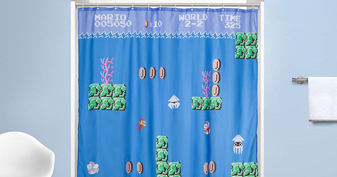 Super Mario Shower Curtain Shut Up, Legend Of Zelda Shower Curtain