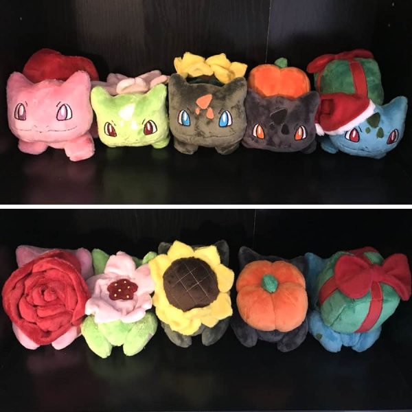 seasonal bulbasaur plush