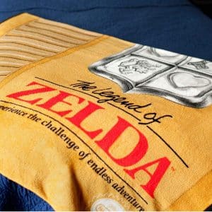 Legend of Zelda Gold Cartridge Blanket