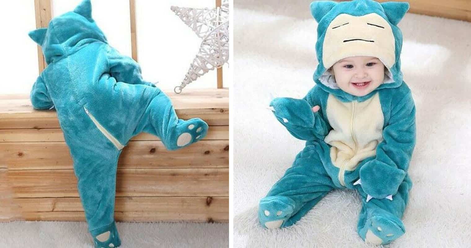 snorlax baby onesie
