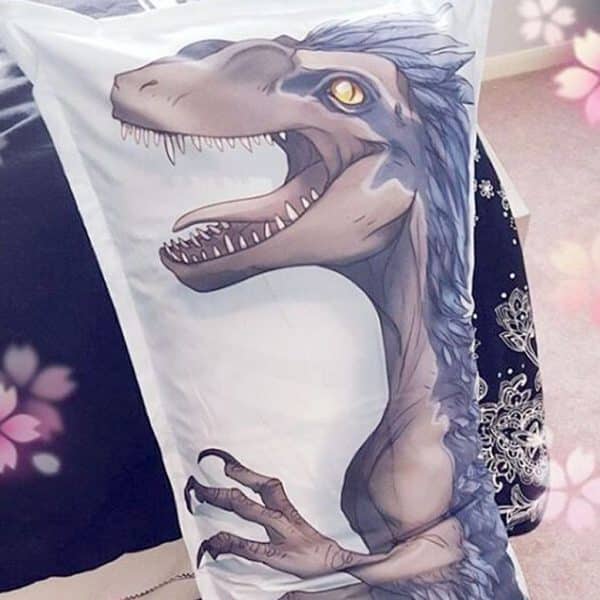 Dinosaur Body Pillow Case Shut Up And Take My Yen