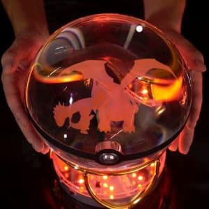 Giant Crystal LED Pokeball