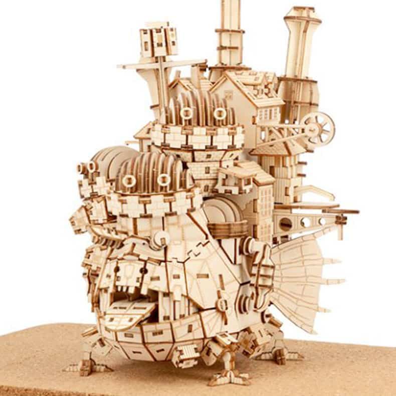 STUDIO GHIBLI Howl ’s Moving Castle ki-gu-mi Model kit Wooden puzzle