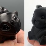 Hand-Carved Obsidian Pokemon