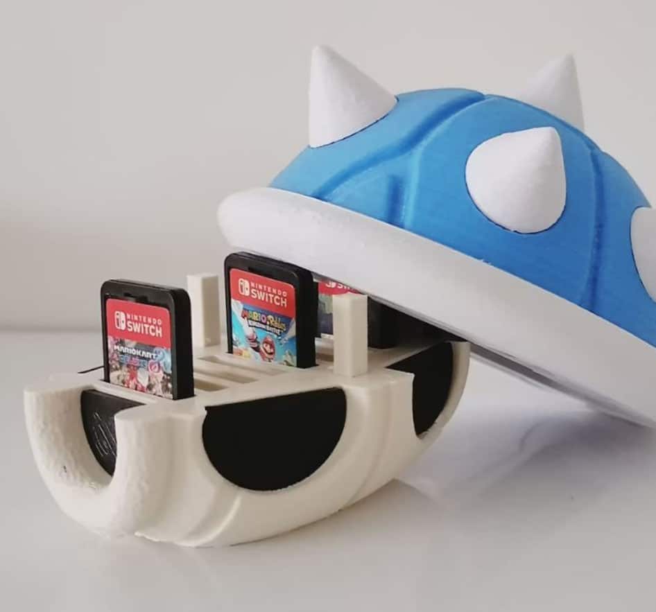Mario Kart Blue Shell Switch Cartridge Holder