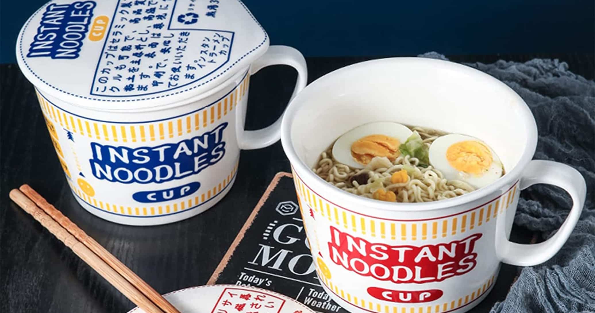 Instant Noodle Ceramic Bowl