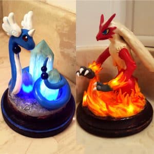 LED Pokemon Sculptures Shut Up And Take My Yen : Anime & Gaming Merchandise