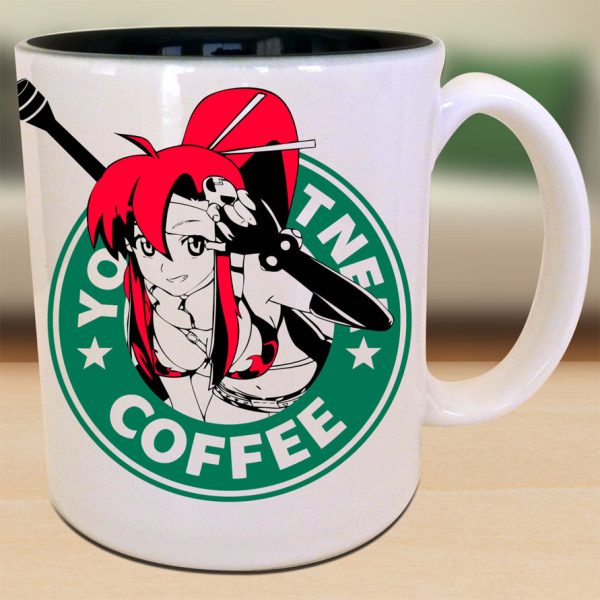 Yoko Gurren Lagann Starbucks Mug Shut Up And Take My Yen : Anime & Gaming Merchandise