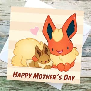 Pokemon Mothers Day Cards
