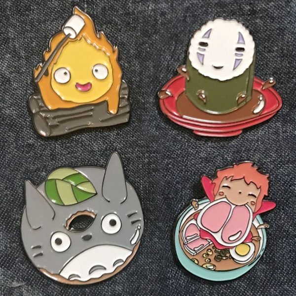 Studio Ghibli Food Pins