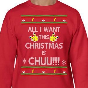 Ugly Pikachu Christmas Sweater